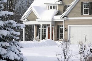 Suburban Home With Snow on Roof - K-Guard Heartland