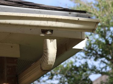 Damaged,Gutter,In,A,Residential,Building,,Gutter,Needs,To,Be